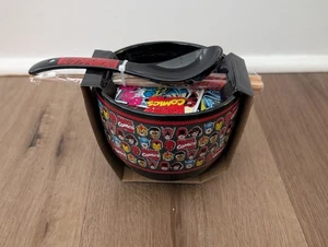 Set piatti/bacchette e cucchiaio Marvel Comics in ceramica ramen  - Foto 1 di 6