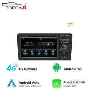 Audi A3 8P Stereo Upgrade 7 inch Touch Screen Radio Apple CarPlay Android Auto - Picture 1 of 10