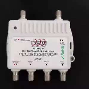 PCT-MA2-4P Coax Multimedia Drop Amplifier, 4 Port, 8 dB - Picture 1 of 1