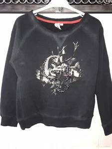 Garcia Pullover schwarz Gr. 164 170 Perlen  - Bild 1 von 4