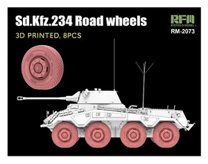 RM2073	1/35 3D Printed Road Wheels for SD.KFZ.234/2 PUMA (8PCS) - Foto 1 di 1