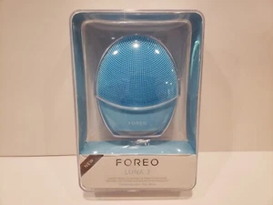 Foreo ~ Luna 3 ~ Blue Smart Facial Cleansing & Firming Massage ~ NIB - Picture 1 of 1