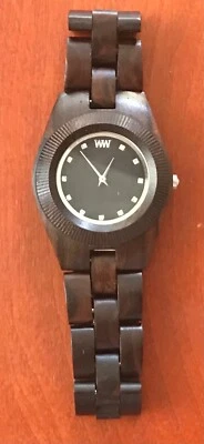 WeWood Odyssey Crystal Black Blackwood Wood Watch  - image 1 of 4