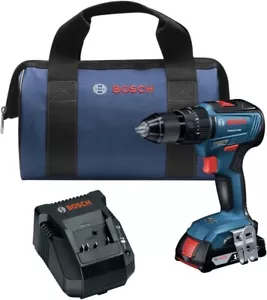 Bosch GSB18V-490B12 18V Brushless Li-Ion 1/2" Hammer Drill Driver Kit (2 Ah) - Picture 1 of 12