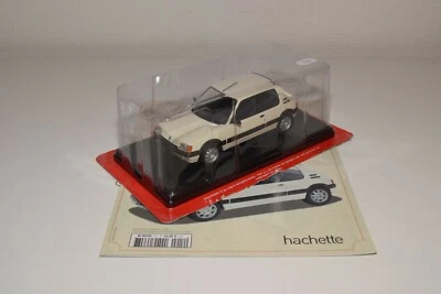 TT 1:24 HATCHET PEUGEOT 205 GTI 1.9 1986 CREMA COME NUOVA CON SCATOLA - Immagine 1 di 3