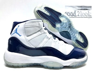 NIKE AIR JORDAN 11 РЕТРО BG ВЫИГРАТЬ КАК 82 БЕЛЫЙ/СИНИЙ SZ 4Y/ЖЕНЩИН 5,5 [378038-123] - Изображение 1 из 4