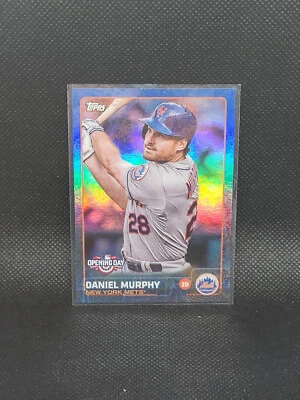 2015 Topps Opening Day #90 Daniel Murphy BLUE FOIL PARALLEL (A7) - Image 1 of 2