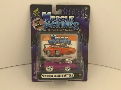 Muscle Machines Limited '69 Dodge Charger Daytona with White Tires 04-53 1:64 SC - Image 1 of 3