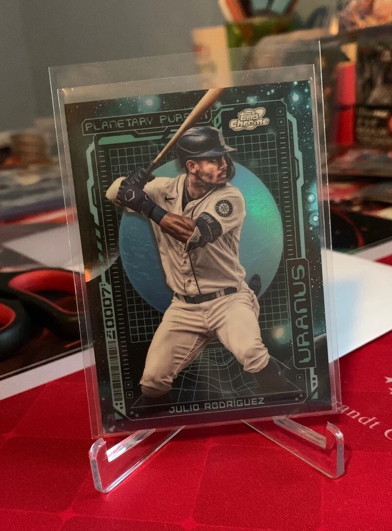 JULIO RODRIGUEZ 2023 Topps Chrome Cosmic Planetary Pursuit Uranus SSP Mariners