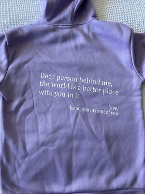 Sudadera con capucha unisex mezcla pesada con gran mensaje! *DEFECTO* Foto 1 de 4