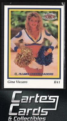 Gina Viccaro 1994 Sideliners Cheerleaders #R41 Los Angeles Rams - Image 1 of 2