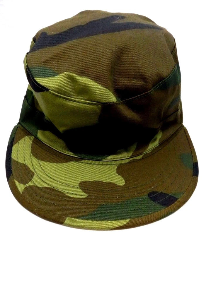 Boys Combat Cap Military Patrol BDU Hat Woodland Camo Rothco 9406 Sz Medium