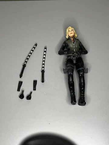 Marvel Legends Avengers Infinity War 6" Black Widow (Cull Obsidian BAF) Complete Cover