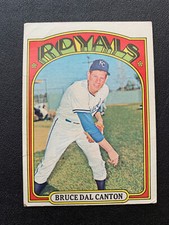 1972 Topps Baseball Card # 717 Bruce Dal Canton - VGEX
