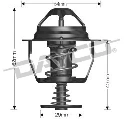 DAYCO THERMOSTAT for MAZDA TRIBUTE 3.0L 02/2001-01/2008 V6 24V DOHC MPFI AJ — 第 1/1 张图片
