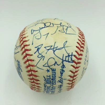 Roy Halladay Pre Rookie 2000 Syracuse Skychiefs Team Signed Baseball JSA COA - Image 1 of 4
