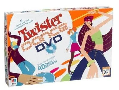 Twister Dance DVD NEW Party Board Game 40 Dance Work Out Sessions MB Hasbro 2006 - Image 1 of 3
