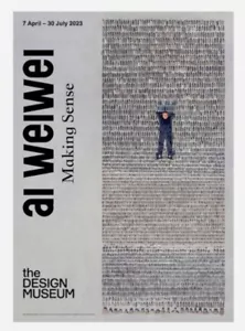 Ai Weiwei - Making Sense London UK Official Exhibition Poster (Sun seeds /Lego) - Picture 1 of 6