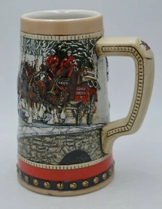Ceramarte Brazil  Anheuser-Busch 1988 Collectors Series Budweiser Stein 6 3/4" - Picture 1 of 10