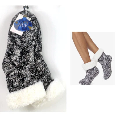 Calcetines Zapatilla Sherpa Tejido Tono Mujer OS Elige Color Nuevo U22979 Foto 1 de 4