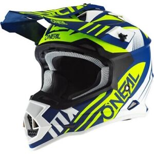 ONeal 2 Series 2.0 Spyde V.22 Off-Road Motorcycle Motocross ATV Helmet MX Blue