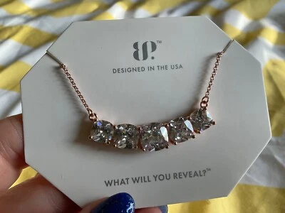 Collar Bp Its Just Mine chapado en oro rosa NK11012 Foto 1 de 3