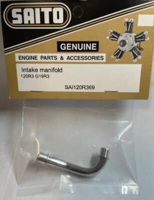 Coletor de admissão R/C modelo SaitoSAI120R369 120R3 G19R peça de motor de aeronave saito - Imagem 1 de 2