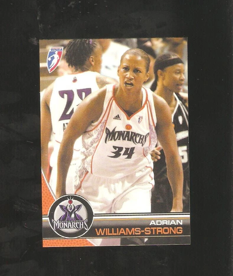 adrian williams  2008 wnba base, sacramento monarchs, #85 - Image 1 of 1