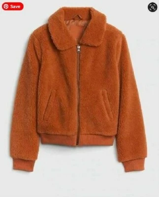 CHAQUETA BOMBER SHERPA GAP NIÑOS NIÑA NUEVA CON ETIQUETAS X-PEQUEÑA (4T-5T) Foto 1 de 3