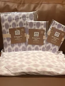 Pottery Barn Organic Ikat Dot Full Set - *FREE Twin Sheet Set* - Picture 1 of 1