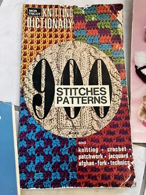Vtg Lot Of 20+ Knitting Pattern Books Leaflets Toys Afghans Mohair Fashion MCM - Image 1 of 4