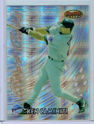 KEN CAMINITI 1997 Bowman's Best BEST CUTS ATOMIC REFRACTOR #BC9 Padres - Image 1 of 2