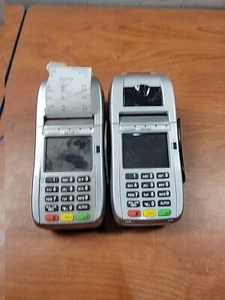 LOT OF 2 FIRST DATA FD130 CREDIT CARD TERMINAL - Picture 1 of 4
