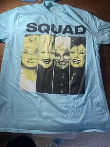 Golden Girls Graphic Shirt Womens Large Blue Short Sleeve The Squad - Picture 1 of 5