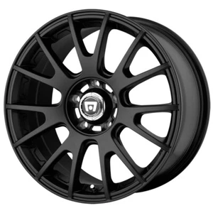 17x8 +32 Motegi MR118 MS7 5x120 Matte Black Wheels (Set of 4) - Picture 1 of 2