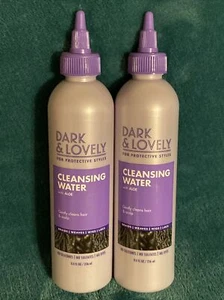 2 Dark & Lovely CLEANSING WATER with Aloe for Protective Styles 8.0 fl oz - Picture 1 of 3