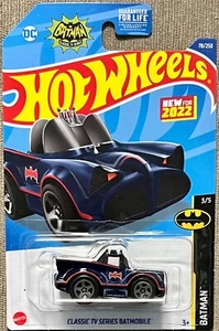 Hot Wheels 2022 Batman Serie #3/5 klassische TV Serie Batmobil #HCW60 Maßstab 1:64 - Bild 1 von 2