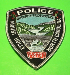 MOUNT HOLLY  NORTH CAROLINA  NC  5"  POLICE PATCH  FREE SHIPPING!!! - Picture 1 of 1