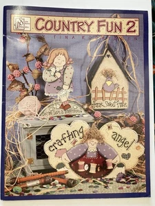 VTG Painting Patterns Country Fun 2 Crafting Angel Laundry Room Primitive Decor - Picture 1 of 12