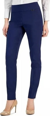 Pantalones ajustados INC para mujer 22W azul control abdomen longitud regular tiro medio elásticos Foto 1 de 4