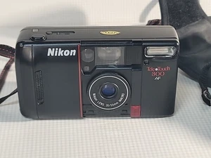 Nikon Tele Touch 300 AF Point & Shoot 35mm Film Camera 35-55mm Untested - Picture 1 of 9