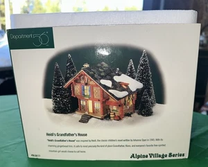 Dept. 56  Alpine Village Heidi's Grandfather's House #56177 In Box Retired - Picture 1 of 8