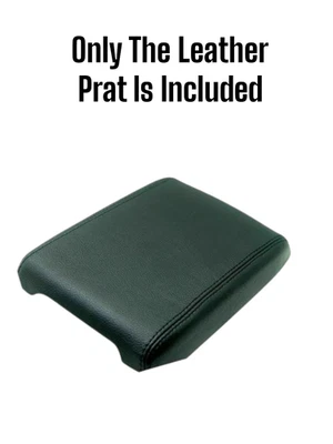 Cubierta de reposabrazos de consola de cuero real negro para Dodge Challenger 2008-2013 Foto 1 de 3