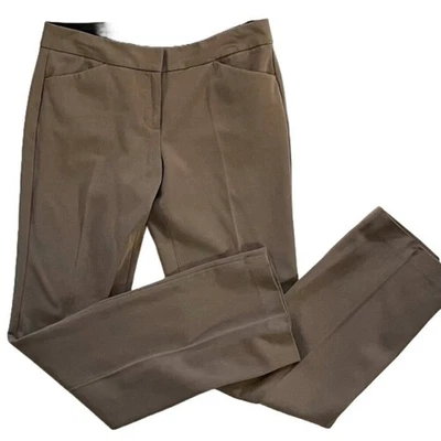 Pantalón Express Editor Taupe/Beige/Neutro Pierna Recta Tiro Medio, Delgado, 8R Foto 1 de 4