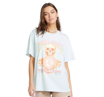 Volcom Womens Stones Throw T-Shirt (Chlorine) (RefB6S1) - Image 1 of 2