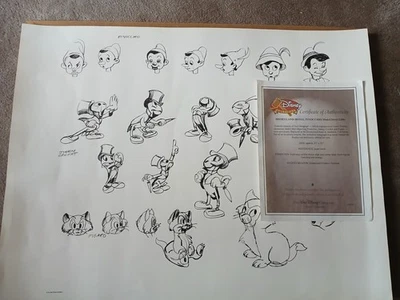 LITOGRAFÍA UTILERÍA PARA HABITACIÓN DE HOTEL DE DISNEYLAND CON CERTIFICADO DE AUTENTICIDAD Subastas Disney Foto 1 de 4