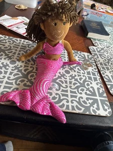 Schöne Meerjungfrau Puppe rosa weiche Puppe von Geckoz - Bild 1 von 10