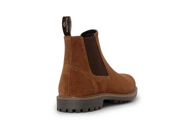 Hoggs of Fife BANFF DEALER BOOT COFFEE SUEDE  Full grain waxy leather uppers, S - Image 1 of 3