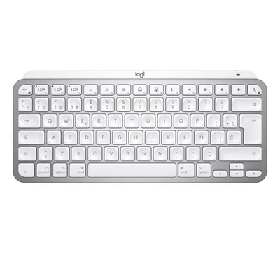 Teclado Logitech Mini para Mac Retroiluminado LED Bluetooth Gris (920-010523) - Imagen 1 de 4