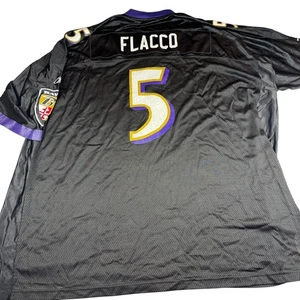 Joe Flacco Baltimore Ravens Reebok Jersey - Size 5XL - Picture 1 of 6